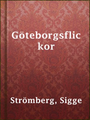 cover image of Göteborgsflickor